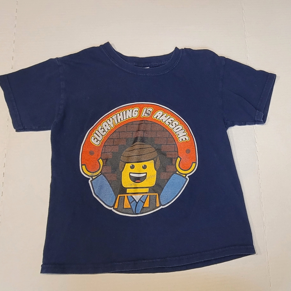 Blue Graphic T-Shirt with LEGO Print